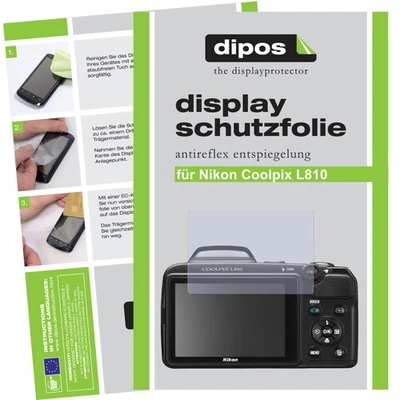 2x Screen Protector for Nikon Coolpix L810 Protection Anti Glare dipos - Image 1 of 4