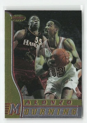 1996-97 Bowman Basketball 's Best Alonzo Mourning #41 Miami Heat Foto 1 de 2