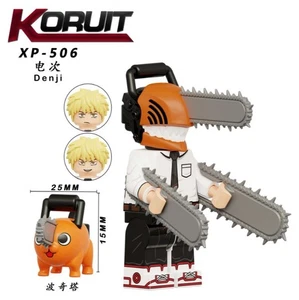 2 inch Custom Chainsaw Man, Denji with Pochita Minifigure, New/Mint - Picture 1 of 1