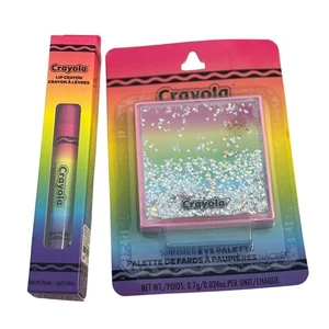 Juego de paleta de ojos y lápices de labios Crayola Shimmer nuevo de Claire's - Imagen 1 de 2
