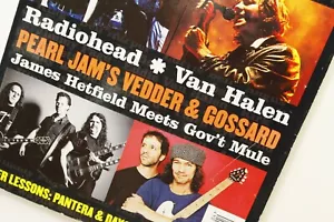 GUITAR WORLD Magazine April 1998 Van Halen Radiohead With Metallica Poster SS10 - Foto 1 di 3