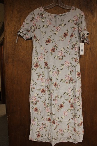 OFF WHITE Abito Tash + Sophie Off sfondo bianco con stampa floreale taglia large