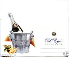 publicité ancienne . carton publicitaire . Champagne Pol Roger