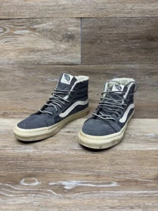 Zapatillas altas Vans Scotchgard forradas de lana gris gamuza para mujer talla 7,5 - Imagen 1 de 8