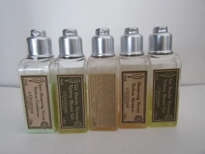 L'Occitane Assorted Toiletries Shower Gel Conditioner & Shampoo 1 oz Bottles - Picture 1 of 3