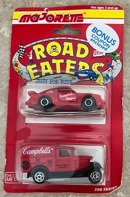 Majorette Road Eaters Campbell’s Porsche & Delivery Truck Die-Cast paquete de 2 Foto 1 de 4