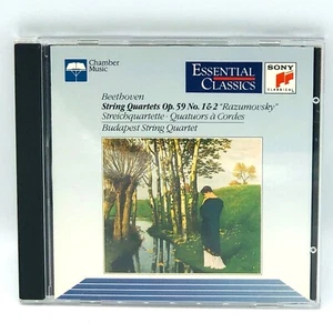 Beethoven, String Quartets Op. 59, Nos. 1 & 2, Budapest String Quartet, CD - Imagen 1 de 4
