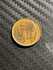 1970 Belgien 50 Centimes Münze - Royal Crown Design - Pre-Euro Belgische Währung - Bild 1 von 2