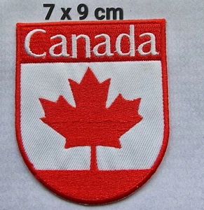 Canada National Flag Embroidered Patch Iron on Sew On Badge For Clothes etc - Picture 1 of 1