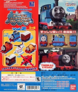 (6)Bandai Gashapon Thomas & Friends Vol-2 Diecast 2003 Thomas Edward Henry Train - Picture 1 of 3