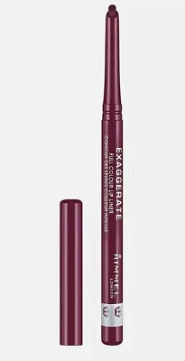 Rimmel Exaggerate Automatic Lip Liner Pencil 105 Under My Spell Berry Red Purple - Image 1 of 3