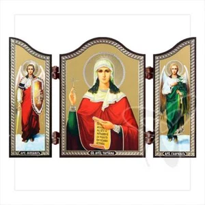 1431 Tatjana von Rom christlich Ikone Татьяна Татиана Икона reise Geschenk Altar - Picture 1 of 7
