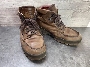 Botas de Senderismo Ecco Track 25 Hombres 10M Zapato Cuero Marrón GTX Gore-Tex Trail Puntera Sin usar, en caja - Imagen 1 de 20