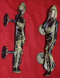 Sleeping Buddha Unique Shape Decorative Door Handle Handmade Brass Puller VR603 - Picture 1 of 7
