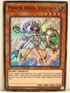 Yu-Gi-Oh - 1x #003 Power Angel Valkyria - SR05 - Wave of Light Structure Deck - Bild 1 von 1