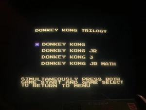 Nintendo Playchoice 10 Donkey Kong Trilogy Cart Pc-10 DK, DKjr, DK3, And A Bonus - Picture 1 of 12