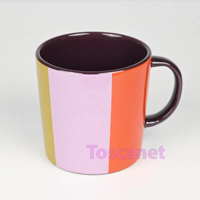 Taza de café IKEA TESAMMANS, multicolor 10 OZ rayas verticales, nueva sin etiqueta Foto 1 de 4