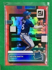 2022 Donruss Kevin Smith Rated Rookie RC Red Rainbow Toronto Blue Jays - Picture 1 of 2