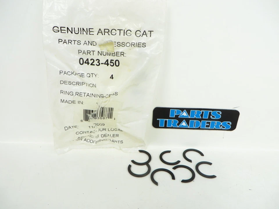 Genuine Arctic Cat Retaining Ring Set Of 7 Alterra TRV TBX 700 550 0423-450 - Image 1 of 1