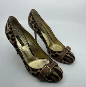 Dolce Gabanna Leopard/ Leather Pumps Italy Size EU38 - Picture 1 of 8