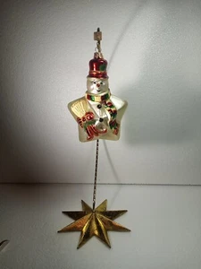 Kurt Adler Polonaise, Star Snowman, Ornament - Picture 1 of 6