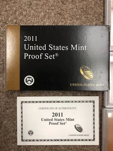 2011 United States Mint Proof Coin Set + 14 Coin Set - Picture 1 of 5