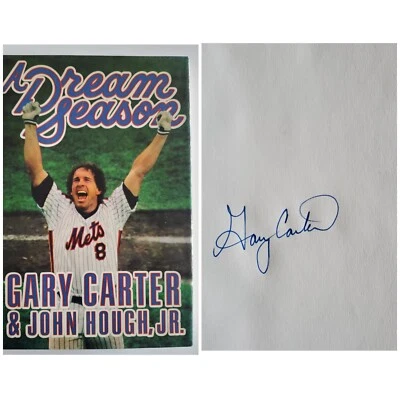 GARY CARTER Signed Book A Dream Season Autographed NO INSCRIPTION Mets 1986 - Image 1 of 4
