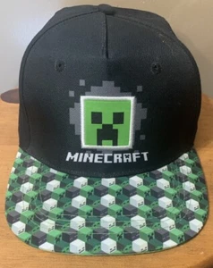 Minecraft Creeper Boys Youth Bsseball Cap Adjustable Gamer Hat Pre Owned - Picture 1 of 4