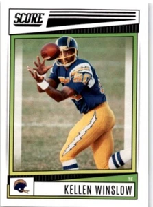 KELLEN WINSLOW 2022 Panini Score #141 San Diego Chargers HOF - Picture 1 of 2