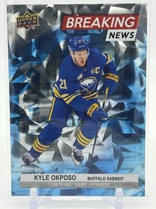2024-25 Upper Deck #BN-8 Kyle Okposo Breaking News - Picture 1 of 2