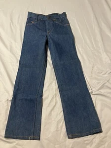 Vintage LEVIS Boys 416-0613 Orange Tab Size 9 Slim -NEW- Saddleman Boot Jeans - Picture 1 of 9