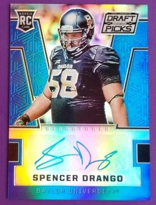 2016 Panini Prizm Collegiate Draft Picks #252 Spencer Drango Baylor Bears Auto - Image 1 of 4