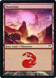 MTG - Champions of Kamigawa - Mountain #300 - Foil - verschiedene Zustände - Bild 1 von 1