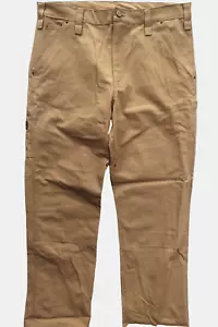HELLY HANSEN~NUOVO CON ETICHETTE!~PANTALONE CARPENTIERE UOMO COTONE MARRONE ANATRA H20 RESISTENTE reale 38x34 - Foto 1 di 15