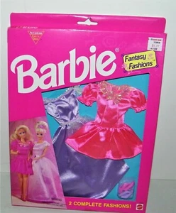 Barbie Fantasy Fashions 1993- 2 Complete Fashions #68205 Mattel New Sealed - Picture 1 of 3