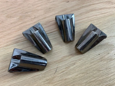 GRETSCH Die Cast Bajo Kick Drum Aro Garra Cuello Gancho Piezas Lote de 4x Negro Níquel Foto 1 de 4