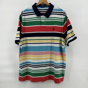 Polo Ralph Lauren Herren Classic Fit Gestreiftes Polo XXL 2XL Bunt Streifenmuster - Bild 1 von 8