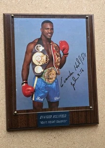 Evander Holyfield signiertes Foto 8" x 10", "Schwergewicht Champion". Nachlassfund - Bild 1 von 6