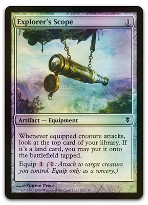 Explorer's Scope #202 (Foil) (LP) Zendikar ZEN Magic MTG - Image 1 of 2