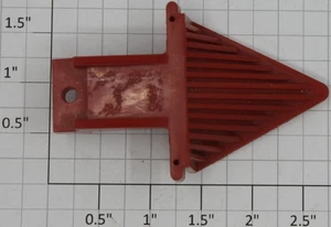 American Flyer PA15C582 S Scale Red Plastic Cowcatcher - Picture 1 of 2