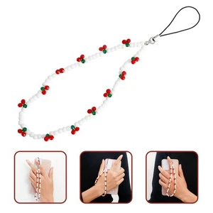 3 Pcs Handy Lanyard Set Kind Kleinkind Perlenbesetzter Handyanhänger - Afbeelding 1 van 12