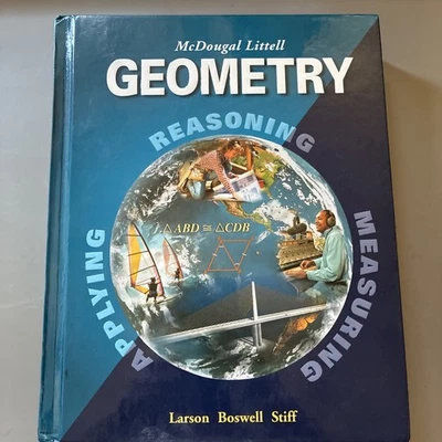 Mcdougal Little Geometry Reasoning Measuring Applying  Larson Boswell Stiff Foto 1 de 4