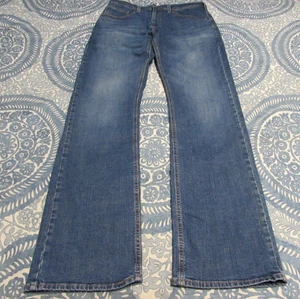 Levi's Signature Bootcut Jeans Herren 34x34 Blau Medium Wash Whiskering Stretch - Bild 1 von 15