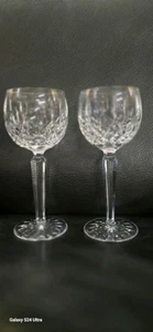 Paire de verres à vin/jambe en cristal de Waterford - Lismore, sans éclats ni fissures - 18,7 cm - Photo 1/5