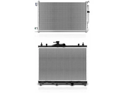 For 2009-2014 Nissan Cube Radiator and A/C Condenser Kit APR 68622PYQS 2012 2010 - Image 1 of 2