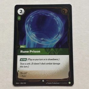 Rune Prison 050/298 Riftbound League Of Legends Origins Common Foil NM - Foto 1 di 2