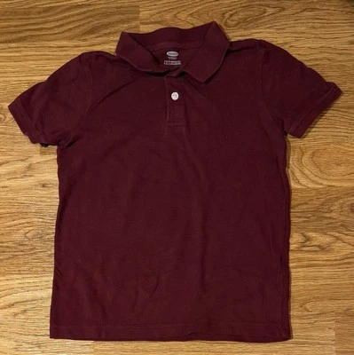 Old Navy Boys Burgundy Polo Shirt 100% Cotton Size Small - 6/7 - NWOT - Image 1 of 4