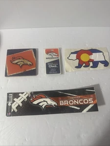 Denver Broncos Bär Flagge Aufkleber, Autoaufkleber NEU, Broncos Untersetzer Keramik... - Bild 1 von 10