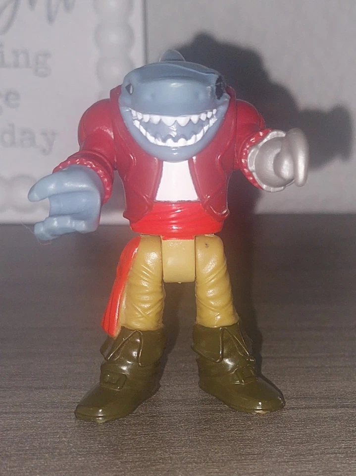 Figura de Capitán Pirata Tiburón de Repuesto para Fisher-Price Imaginext Pirate-Ship Foto 1 de 3