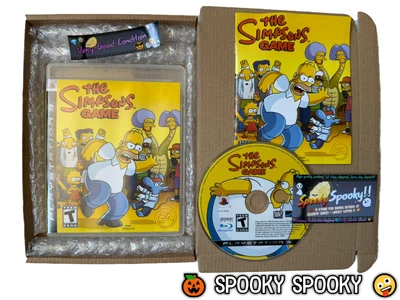 The Simpsons Game PS3 - NTSC-U/C USA VGC CIB - High Quality Packing - Tracked - Image 1 of 4